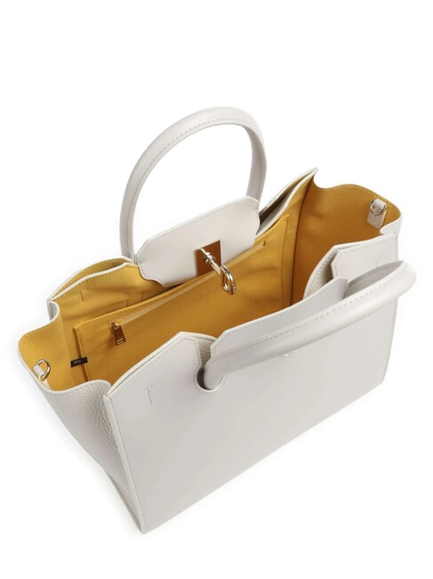 CAMPIONARIO - GENESI  Borsa a mano, con tracolla, in pelle marshmallow - Borse Donna