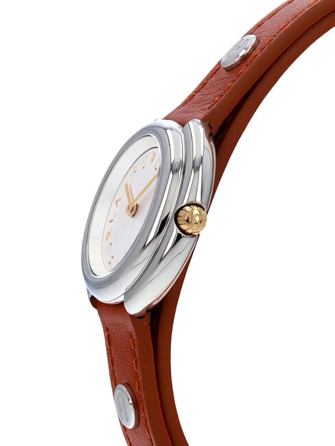 CAMPIONARIO - ICON orologio solo tempo cognac h+color argento - Orologi