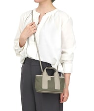 FURLA PIUMA Micro Bag con tracolla sage+vetiver+marmo c - Borse Donna - 5