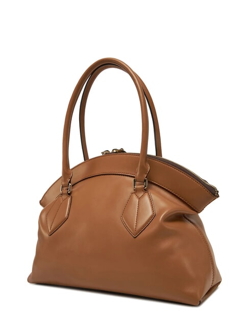 CAMPIONARIO - ERICA  Borsa in pelle, Made in Italy brandy - Borse Donna