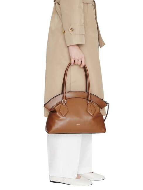 CAMPIONARIO - ERICA  Borsa in pelle, Made in Italy brandy - Borse Donna