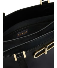 FURLA TEIA Borsa in pelle Nero - Borse Donna - 3