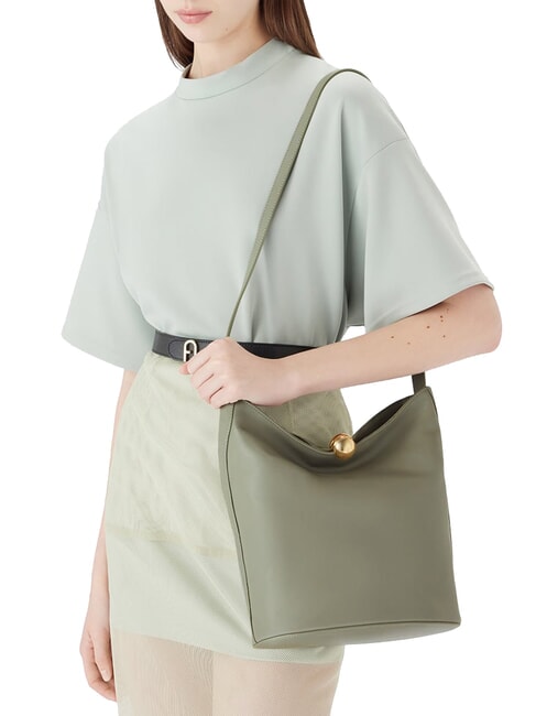 CAMPIONARIO - SFERA Borsa a tracolla, in pelle agaveb - Borse Donna