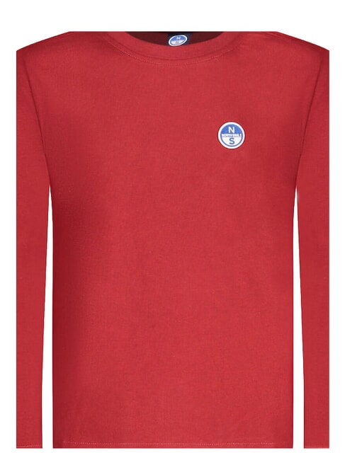 CORE T-shirt a maniche lunghe red dahlia - T-shirt Bambino