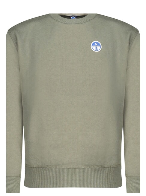 CORE Felpa in cotone organico city grey - Felpe