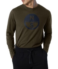 NORTH SAILS CORE T-shirt a maniche lunghe forest night - T-shirt Uomo - 3