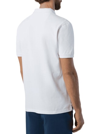 BASIC Polo manica corta in cotone white - Polo Uomo