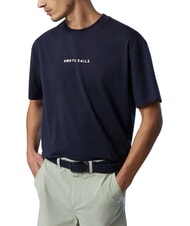 NORTH SAILS CORE T-shirt in cotone navy blue - T-shirt Uomo - 3