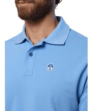 NORTH SAILS BASIC Polo manica corta in cotone light blue - Polo Uomo - 5