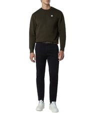 NORTH SAILS ROUND LOGO Felpa girocollo in cotone forest night - Felpe Uomo - 5