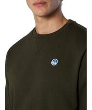 NORTH SAILS ROUND LOGO Felpa girocollo in cotone forest night - Felpe Uomo - 6