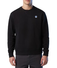 NORTH SAILS ROUND LOGO Felpa girocollo in cotone black - Felpe Uomo - 2
