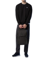 NORTH SAILS ROUND LOGO Felpa girocollo in cotone black - Felpe Uomo - 5