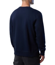 NORTH SAILS ROUND LOGO Felpa girocollo in cotone navy blue - Felpe Uomo - 4