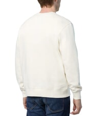 NORTH SAILS ROUND LOGO Felpa girocollo in cotone marshmallow - Felpe Uomo - 4