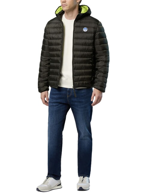 ROUND LOGO Felpa girocollo in cotone marshmallow - Felpe Uomo