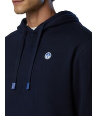 NORTH SAILS CORE Felpa con cappuccio 100% cotone navy blue - Felpe Uomo - 6