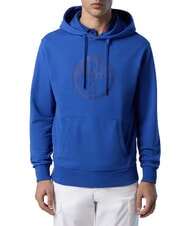 NORTH SAILS BASIC Felpa stampa logo con cappuccio beacoup blue - Felpe Uomo - 2