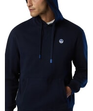NORTH SAILS CORE Felpa con cappuccio 100% cotone navy blue - Felpe Uomo - 3