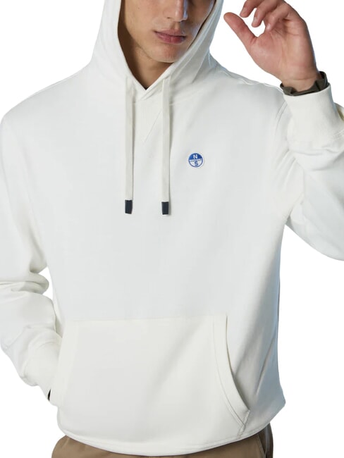 CORE Felpa con cappuccio 100% cotone marshmallow - Felpe Uomo