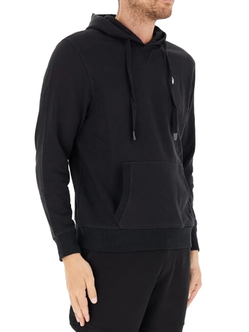 CORE Felpa con cappuccio 100% cotone black - Felpe Uomo