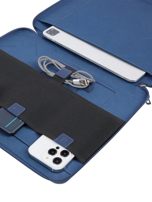 WALLABY Portablocco in pelle e tessuto Nero - Porta tablet & Organizer