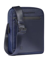 PIQUADRO ORION Borsello, porta iPad&reg; mini, misto pelle blu - Tracolle Uomo - 3