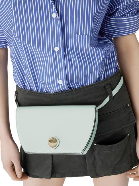 CAMPIONARIO - SFERA  Micro Bag a tracolla, in pelle laguna - Borse Donna