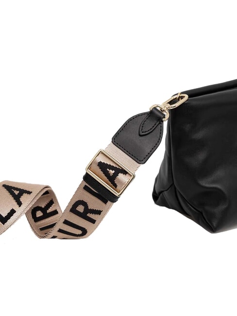 CAMPIONARIO - FIONA Tracolla logata  naturale+nero - Accessori per borse