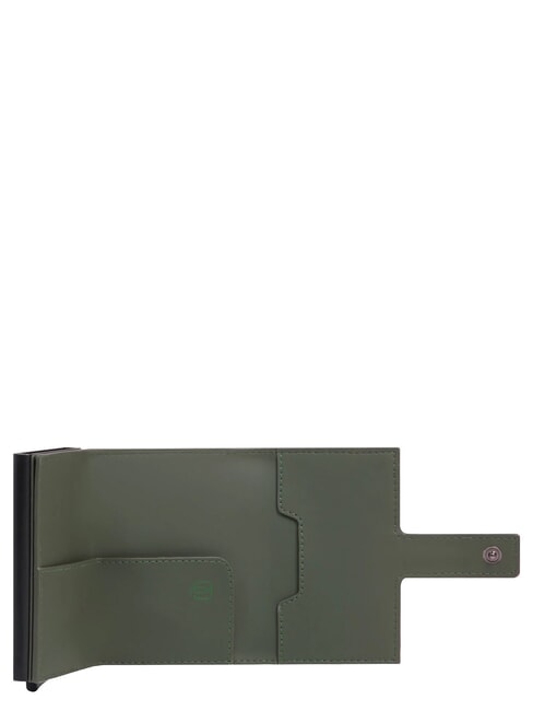 CORNER SPECIALE GOMMATO Portacarte automatico impermeabile VERDE - Portafogli Uomo