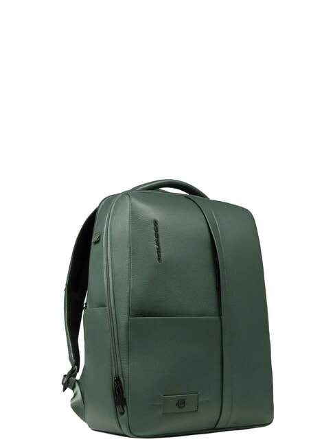 RUSSEL Zaino porta PC 14", in pelle VERDE - Zaini da lavoro porta PC