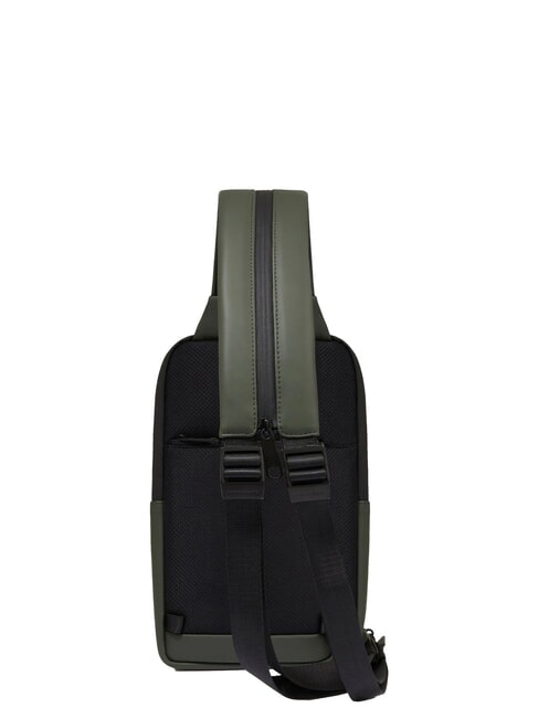 CORNER SPECIALE GOMMATO  Zaino monospalla VERDE - Zaini da lavoro porta PC