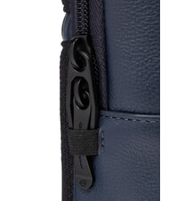 PIQUADRO W137 Zainmo monospalla in pelle blu - Zaini da lavoro porta PC - 7
