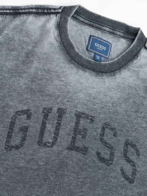 MARINE LOGO T-shirt a manica corta effetto delav&egrave; smartblue - T-shirt Uomo