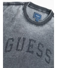GUESS MARINE LOGO T-shirt a manica corta effetto delav&egrave; smartblue - T-shirt Uomo - 2