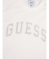 GUESS MARINE LOGO T-shirt a manica corta effetto delav&egrave; purwhite - T-shirt Uomo - 2