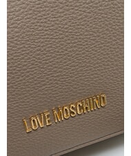 LOVE MOSCHINO JEWEL Borsa a spalla con patta fango - Borse Donna - 3