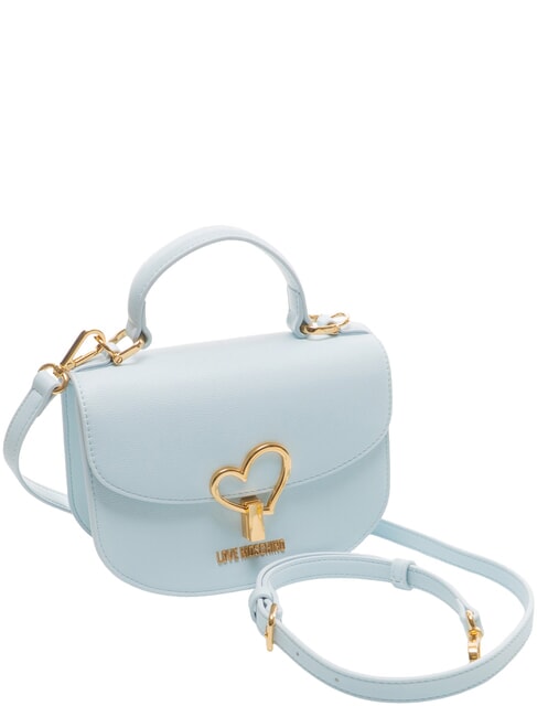 HEART TURNLOCK Mini Bag a mano, con tracolla celeste - Borse Donna