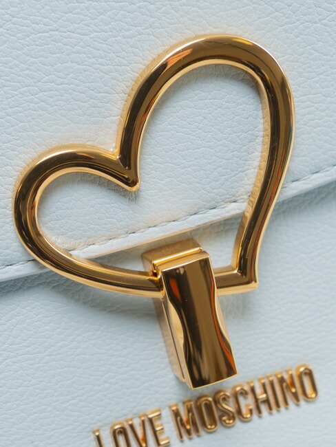 HEART TURNLOCK Mini Bag a mano, con tracolla celeste - Borse Donna