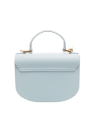 LOVE MOSCHINO HEART TURNLOCK Mini Bag a mano, con tracolla celeste - Borse Donna - 4