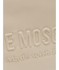 LOVE MOSCHINO SIGNATURE LOVE Pochette con tracolla avorio - Borse Donna - 3