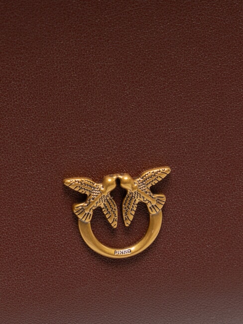 TRIPLET Borsa a spalla / a tracolla burgundy wine-antique gold - Borse Donna