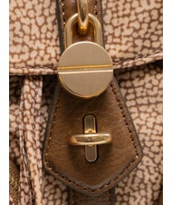 BORBONESE POCHE Zaino con tasche beige brown - Borse Donna - 4