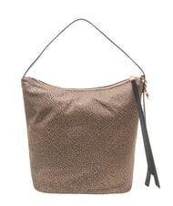 BORBONESE PRIVE Vertical Bag a spalla OP/NATURALE/NERO - Borse Donna - 4
