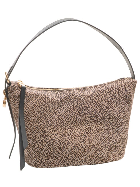 PRIVE Borsa Hobo a spalla OP/NATURALE/NERO - Borse Donna