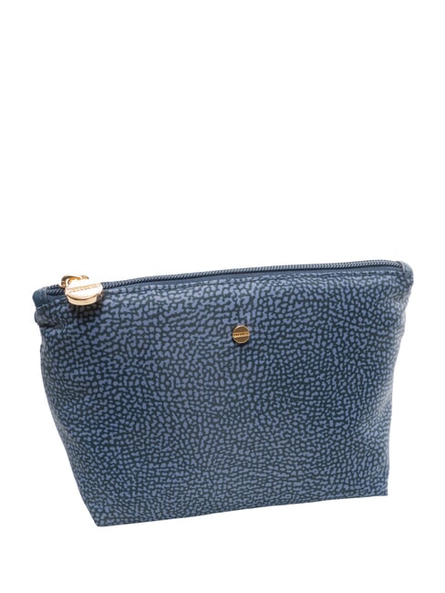CLASSICA POUCH MEDIUM Necessaire con zip blu lapis - Bustine & Necessaire