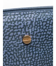 BORBONESE CLASSICA POUCH MEDIUM Necessaire con zip blu lapis - Bustine & Necessaire - 3