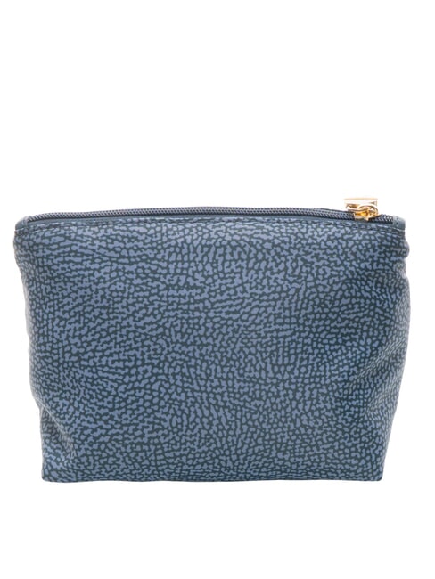 CLASSICA POUCH MEDIUM Necessaire con zip blu lapis - Bustine & Necessaire