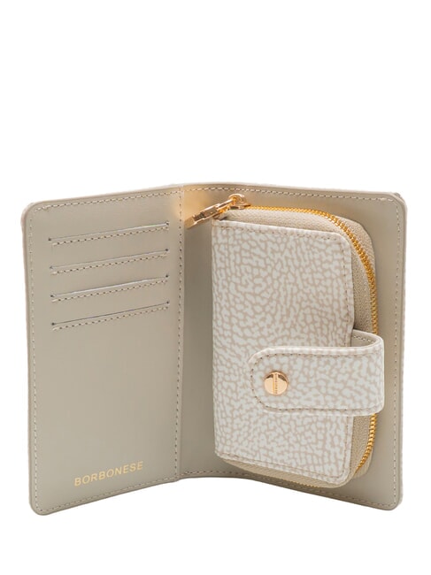 CLASSICA Portafoglio medio con portamonete white cotton - Borse Donna