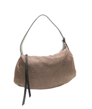 BORBONESE PRIVE Borsa hobo a spalla OP/NATURALE/NERO - Borse Donna - 2
